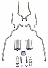 2" Turbo exhaust system 83030 fits 1963-1964 Ford Customline small block A903 Shafer's Classic Reproductions
