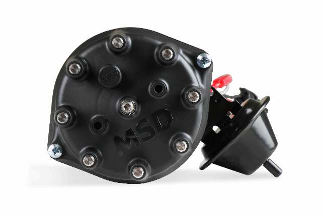 MSD ignition distributor for 1958-1971 Ford Mustang black steel anodized 835031