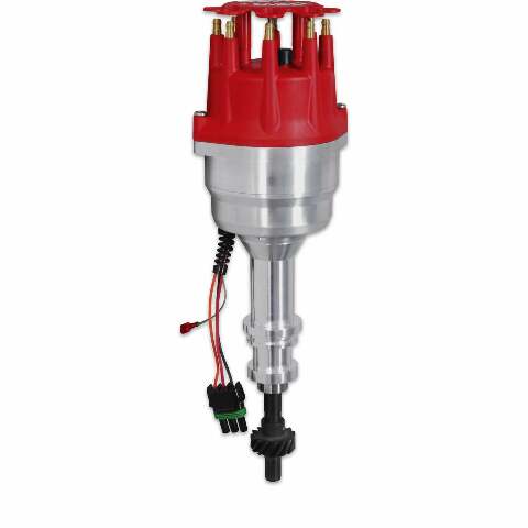 MSD ignition distributor red aluminum 83506