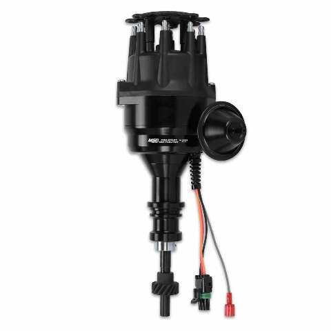 MSD ignition distributor black anodized small block 83523