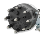 MSD ignition distributor black aluminum small block 83525