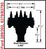 Ford 289 / 302 Crank Trigger Distributor - 83795