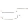 t 84-86 Ford Mustang Rear Axle Brake Line Kit With SVO Stainless Steel Fine Lines