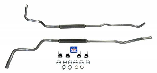 Bronco V8 302 Dual Exhaust System 84007 fits 1966-1974 Bronco V8 302 Dual Shafer's Classic Reproductions