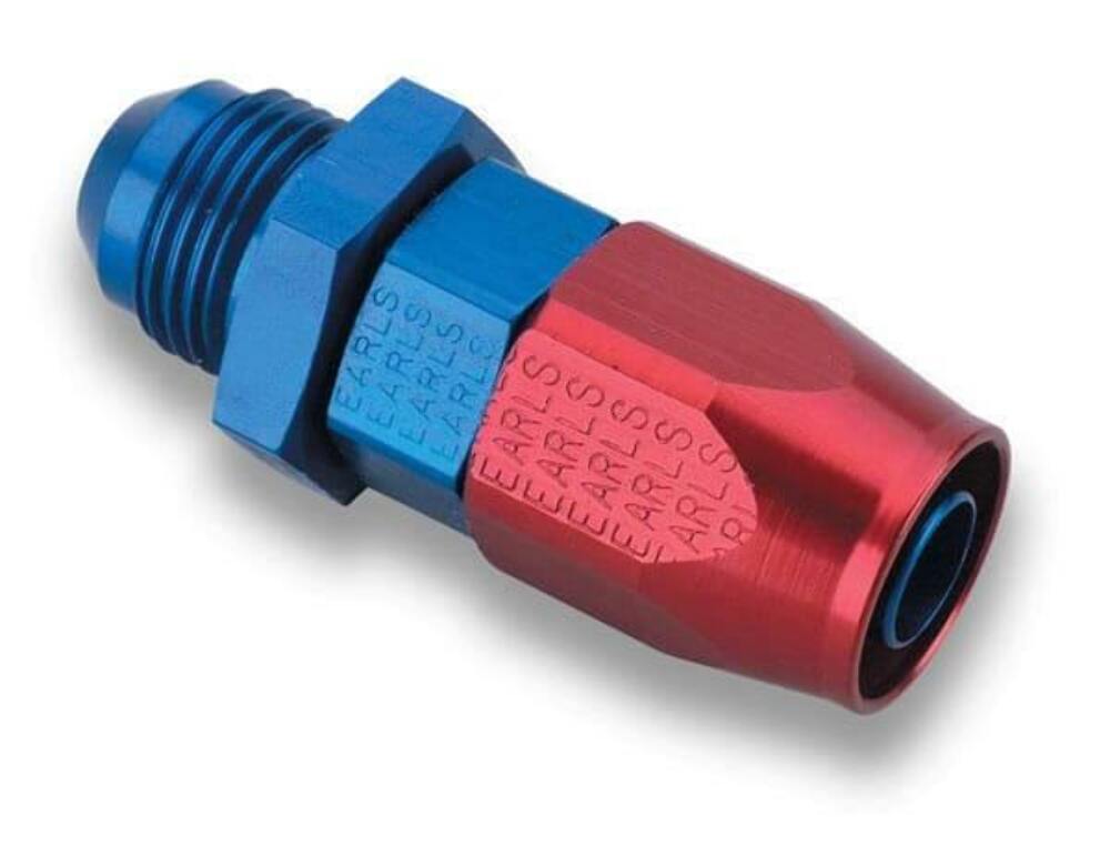Swivel-Seal® Hose End - 840106ERL AN fitting black aluminum