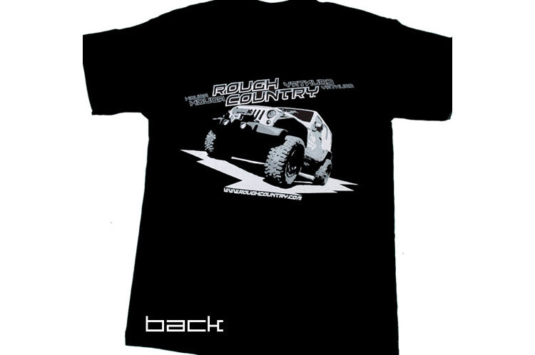 T-Shirt - Black - for Jeep by Rough Country