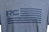 Rough Country T-Shirt - American Flag - Blue - LG - 84079LG