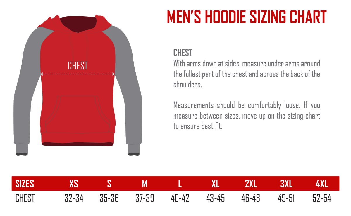 Rough Country Hoodie - Heater - Red/Gray - SM - 84083SM