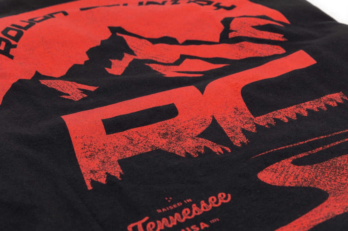 Rough Country T-Shirt - RC Mountains - Black - XL - 84092XL