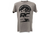 Rough Country T-Shirt - RC Mountains - Warm Gray - 3XL - 840953XL