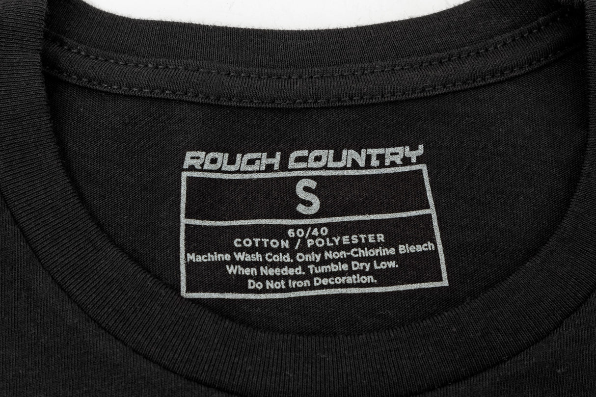 Rough Country T-Shirt - RC Lines - Black - LG - 84096LG