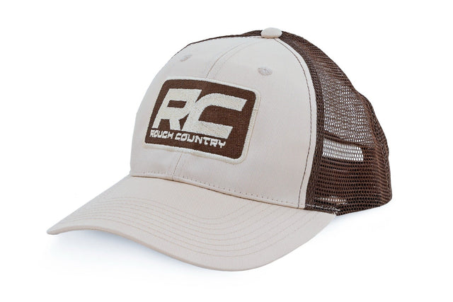 Hat - Brown Mesh by Rough Country