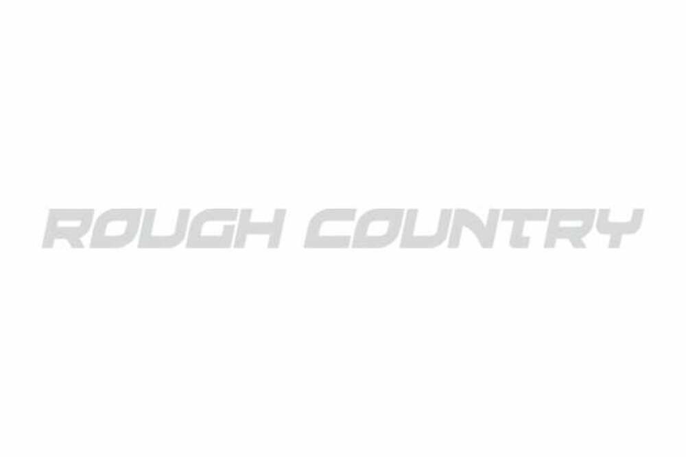 Rough Country Decal; 1/2 Inch x 8 Inch; Gray 84163