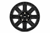 Rough Country 84 Series Wheel; Gloss Black; 18x8.5; 6x5.5; +0mm 84180912
