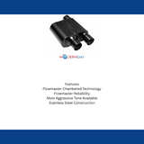 Flowmaster Super 10 Series Chambered Muffler 8425810