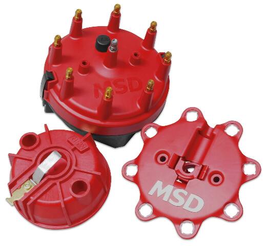 MSD ignition distributor black red 8441