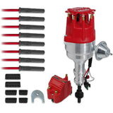 MSD ignition distributor red steel 84747
