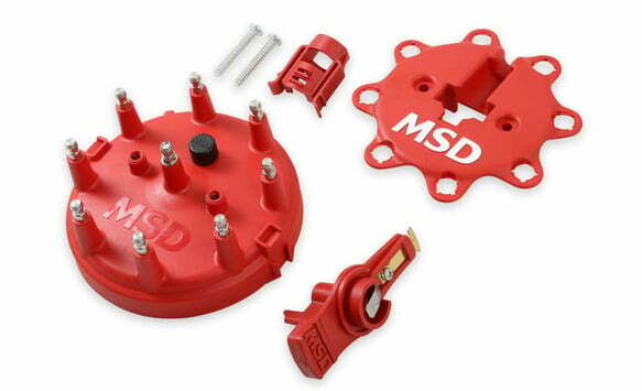 MSD ignition distributor for 1985-1992 Ford Mustang red ls TFI-85-95-8482
