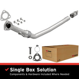 2004-2005 Audi A4 Quattro Direct-Fit Front Pipe Kit 107-0240 stainless steel