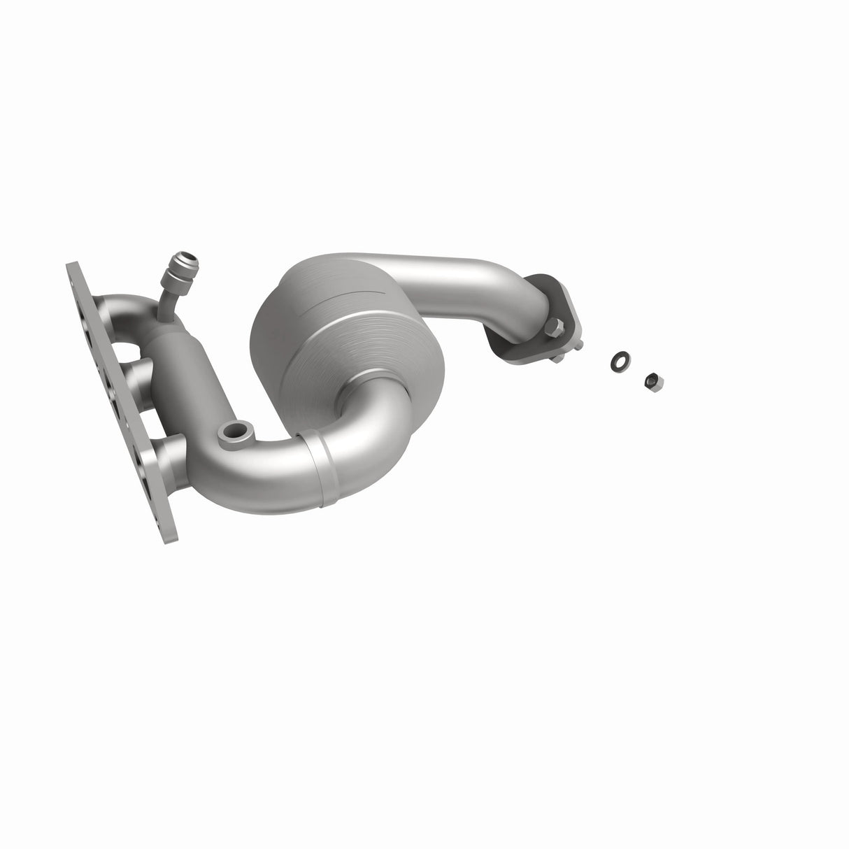 Catalytic Converter with Integrated Exhaust Manifold for HM Grade Federal / EPA Compliant Direct-Fit Manifold Catalytic