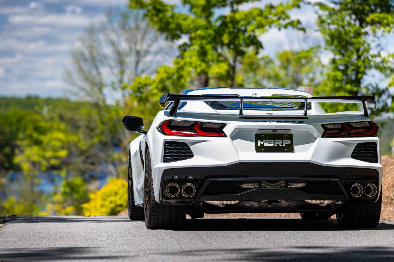 MBRP cat-back exhaust system fits 2020-2024 Chevy Corvette 4.5 inch Armor Pro Series T304 stainless steel S70413CF