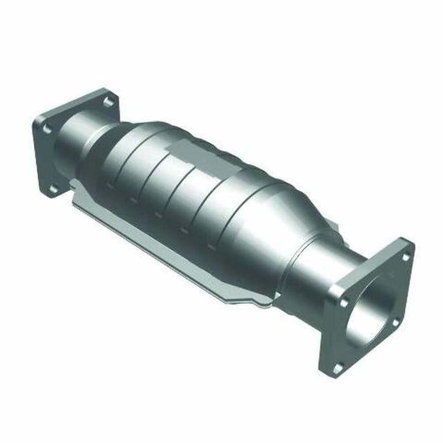 MagnaFlow direct-fit catalytic converter fits 1987-1988 Chevrolet Spectrum, 1989 Geo Spectrum, and additional vehicles. Avoid potential exhaust leaks by using the included gaskets 