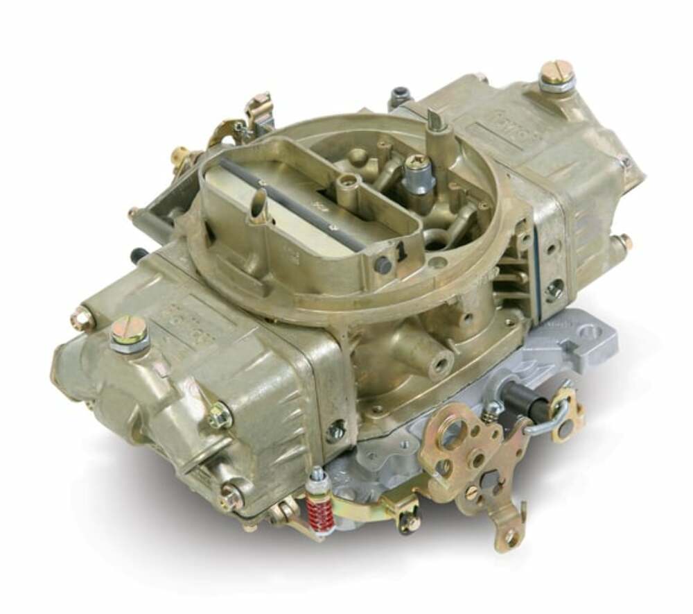Holley 850 CFM Double Pumper Carburetor - 0-4781C 850 CFM polished aluminum manual transmission