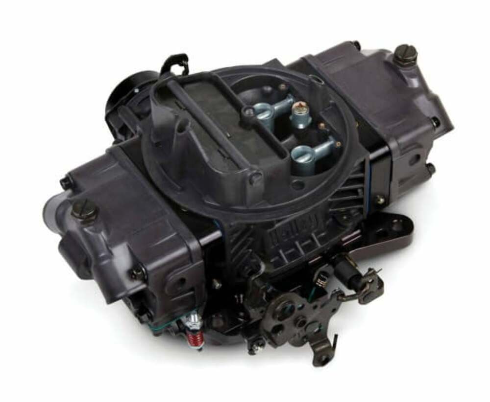 Holley 850 CFM Ultra Double Pumper Carburetor - 0-76850HB for Ford 850 CFM black aluminum automatic transmission