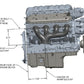 Hooker BlackHeart LS Swap Exhaust Manifolds-Rear Dump-Black - 8505-3HKR