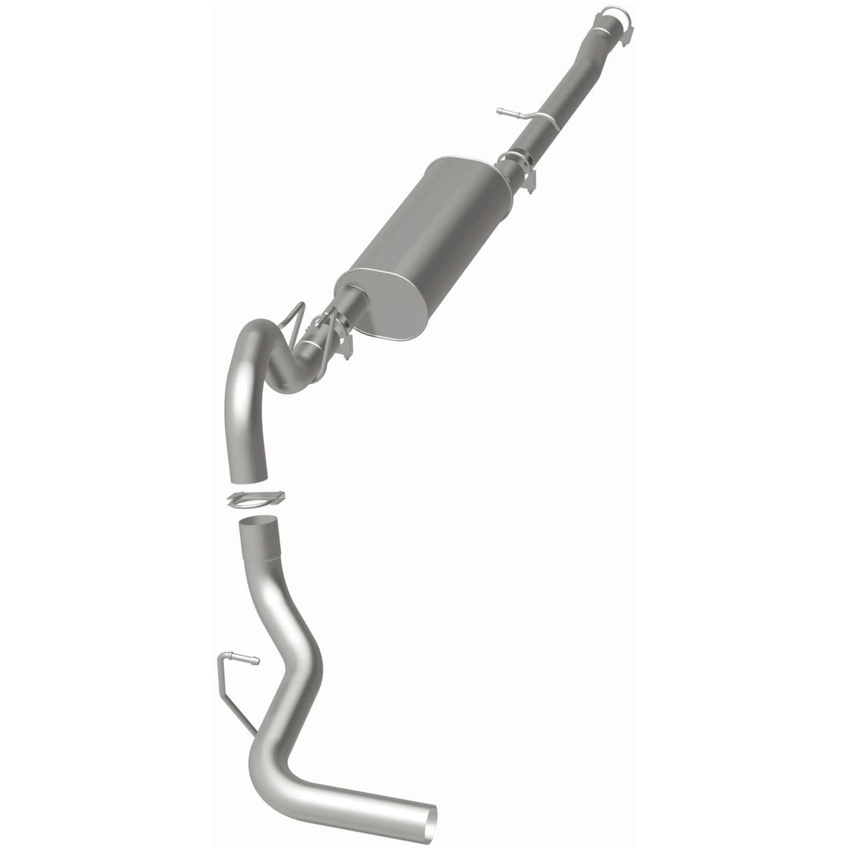 2009-2016 Ford E-350 Super Duty Direct-Fit Replacement Exhaust System 106-0946 aluminized steel