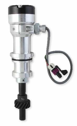 MSD ignition distributor black silver steel 85061