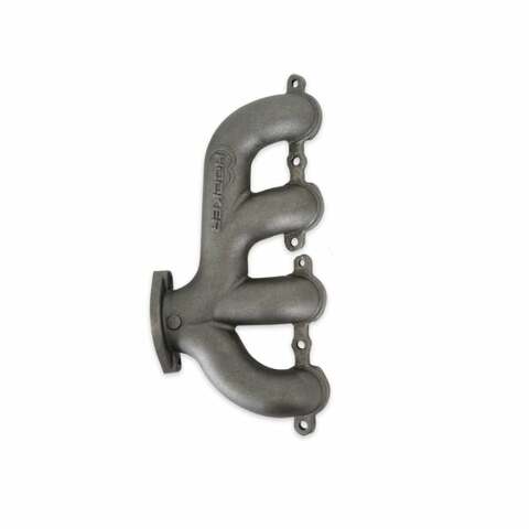 Hooker BlackHeart LS Swap Exhaust Manifolds - Rear Dump SBC Exit-Natural 8506HKR