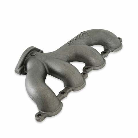 Hooker BlackHeart LS Swap Exhaust Manifolds - Rear Dump SBC Exit-Natural 8506HKR