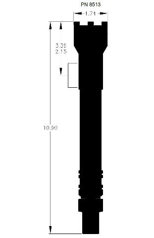 MSD ignition distributor aluminum 8513