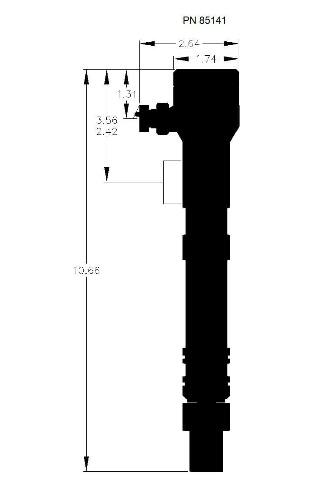 MSD ignition distributor black silver big block 85141