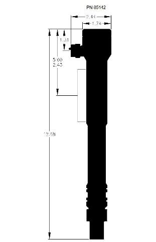 MSD ignition distributor black silver big block 85142