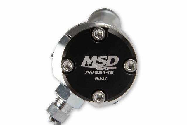 MSD ignition distributor black silver big block 85142