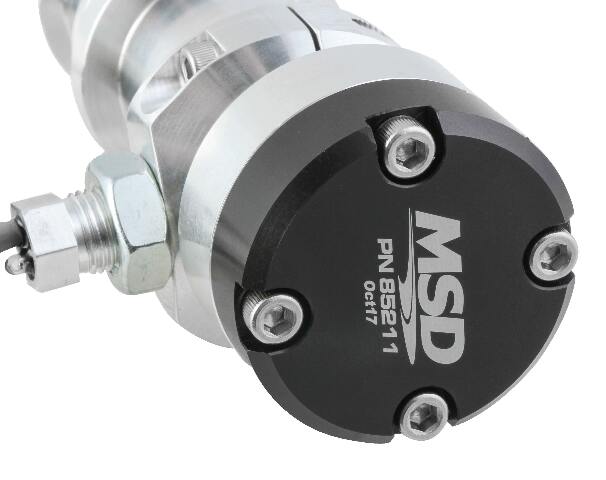 MSD ignition distributor black silver big block 85211