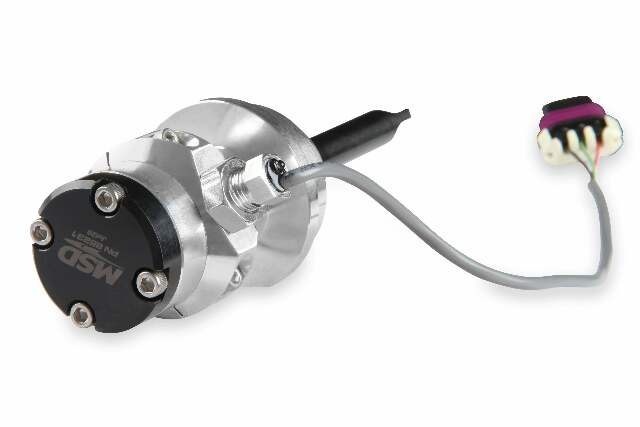 MSD ignition distributor black silver big block 85231