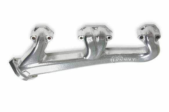 Hooker Fits Small Block Chevy,2.5" collector-Silver Ceramic, Exhaust Manifold 8525-1HKR
