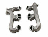 Hooker Fits Small Block Chevy, Raised D-Port, 2.5", Natural, Exhaust Manifolds 8527HKR