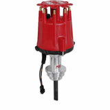MSD ignition distributor red polished steel zinc 8534