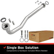 1998-2000 Toyota RAV4 Direct-Fit Front Pipe Kit 107-0156 stainless steel