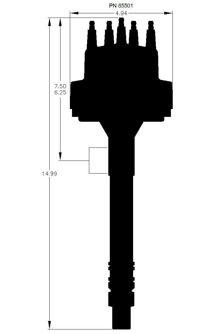 MSD Distributor 85501; Pro-Billet Magnetic Trigger for SBC, 396-454/502 BBC