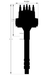 MSD ignition distributor red 85561
