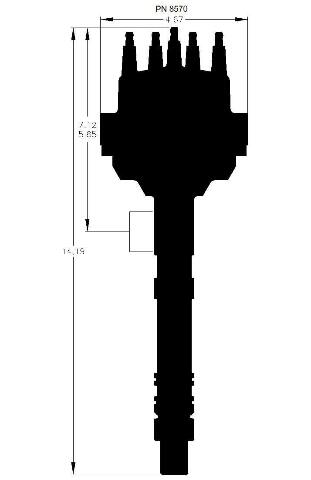 MSD ignition distributor 8570