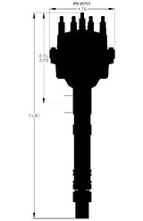 MSD ignition distributor small block 85701