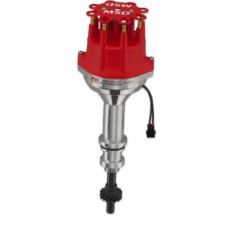 MSD ignition distributor red steel high performance 8577