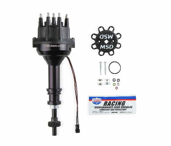 MSD ignition distributor for 1958-1960 Ford Mustang black steel anodized 857731