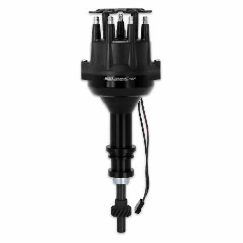 MSD ignition distributor black polished anodized 85783